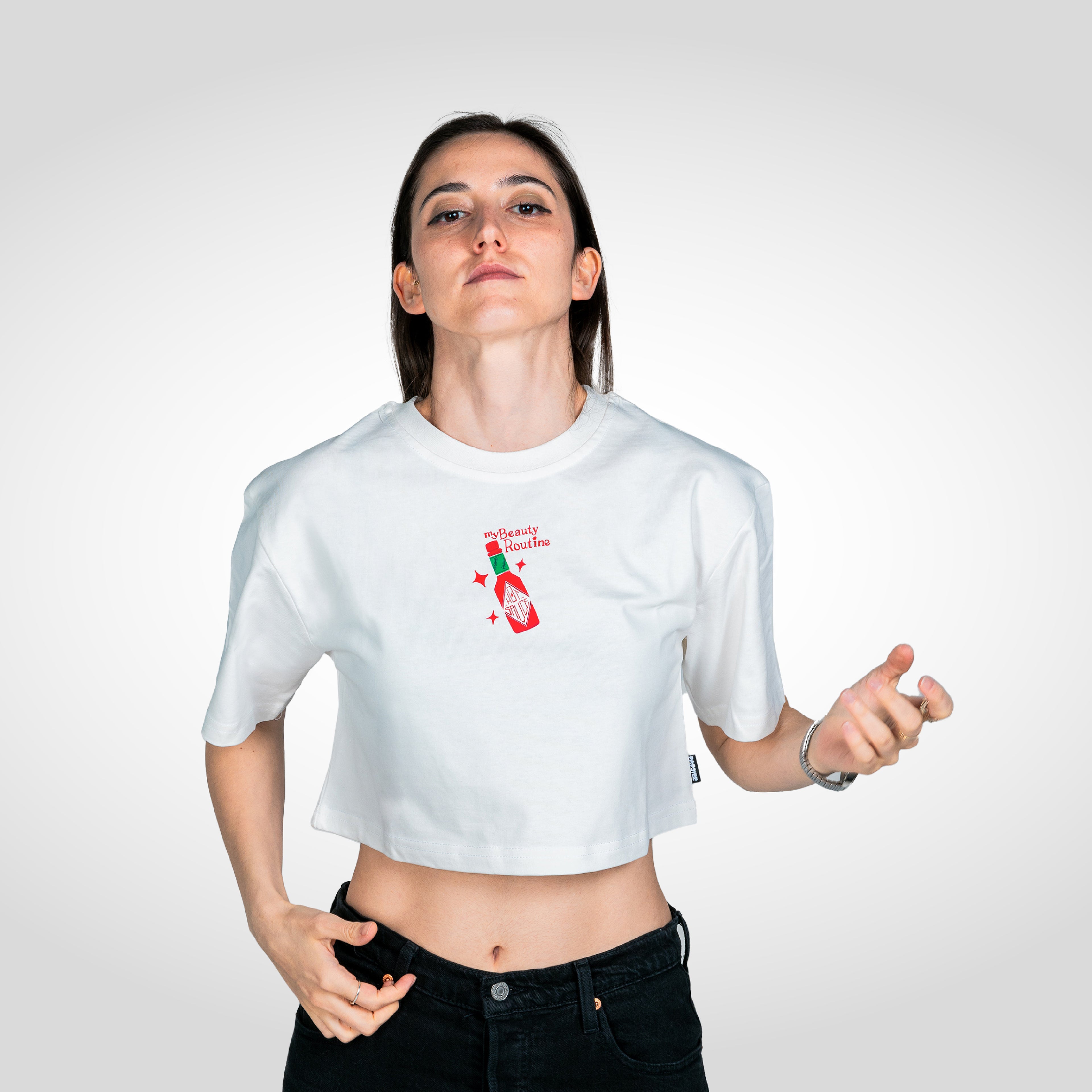Hot Sauce Crop T-Shirt